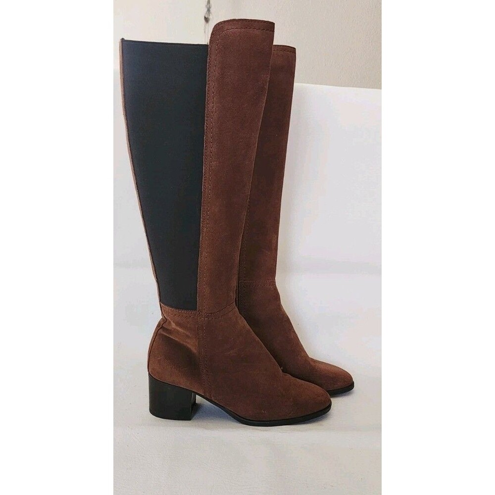 AQUATALIA Nova Water Resistant Knee High Boot sz 6 Brown